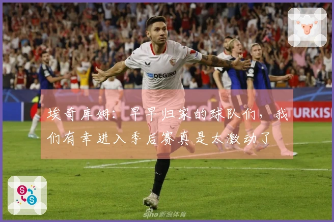 埃奇库姆：早早归家的球队们，我们有幸进入季后赛真是太激动了